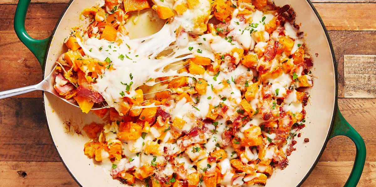 Cheesy Bacon Butternut Squash | Recipe Cloud App