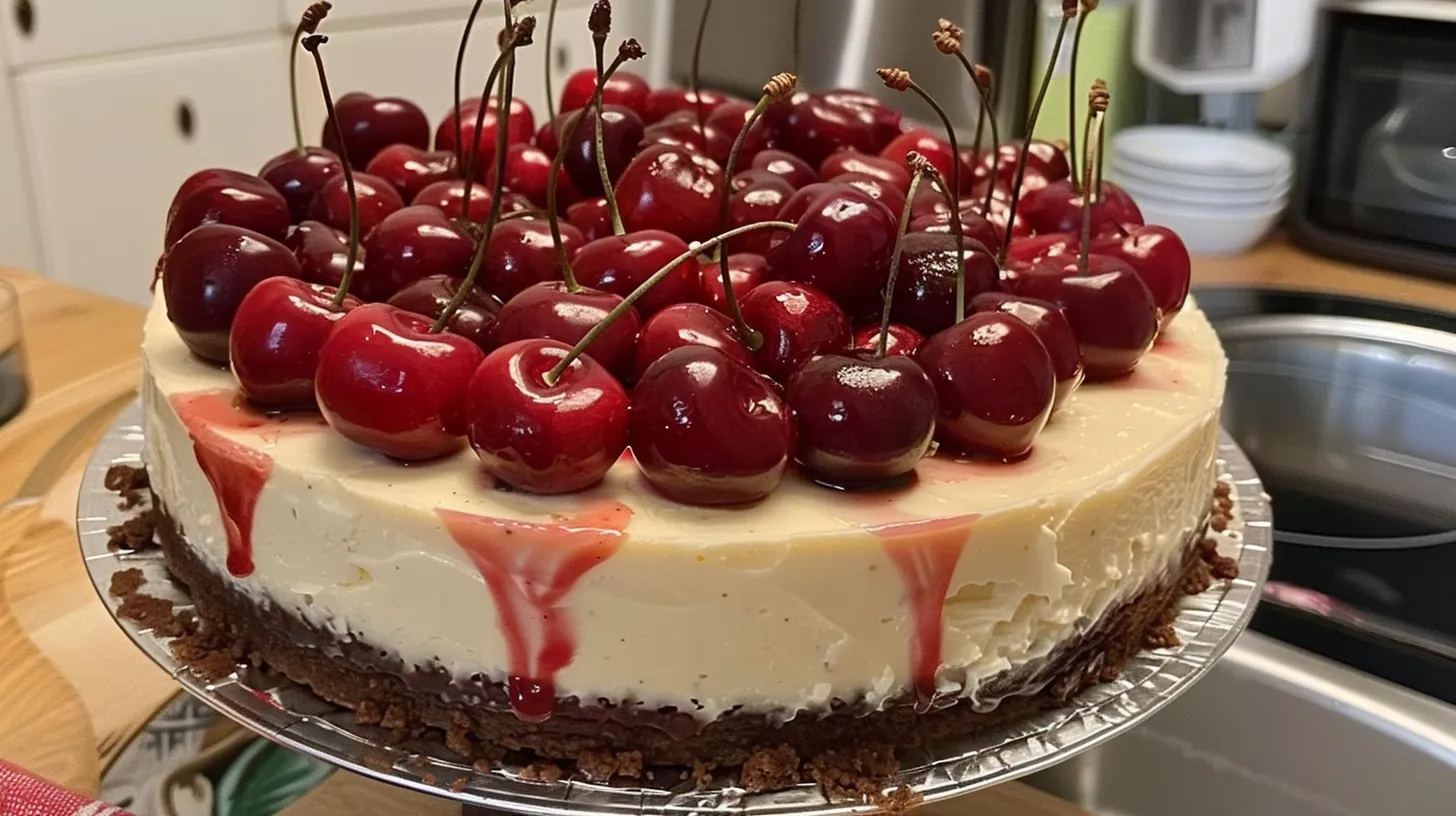 Philadelphia Cherry Cheesecake Recipe | Recipe Cloud App