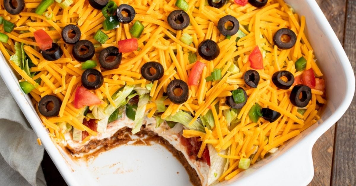Seven-Layer Taco Dip | Recipe Cloud App
