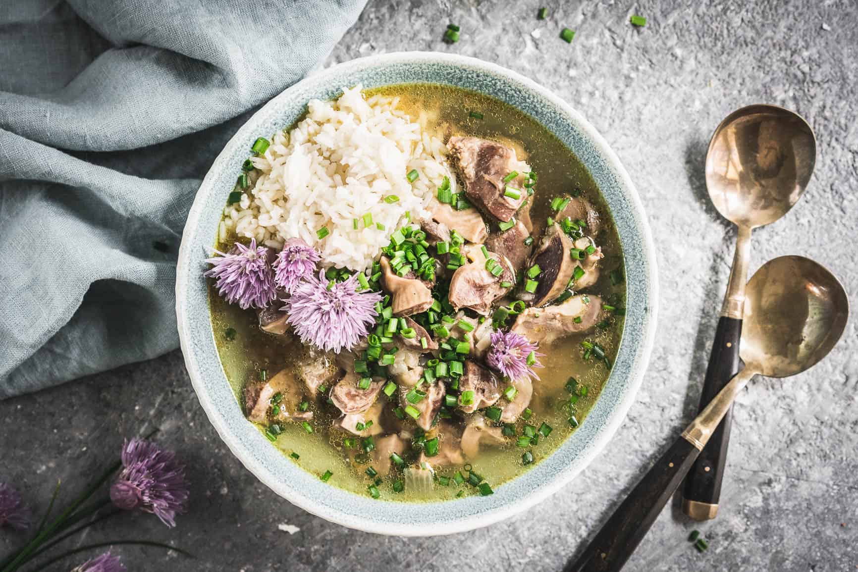 Pressure Cooker Chicken Gizzards And Broth – Health Starts In The Kitchen | Recipe Cloud App