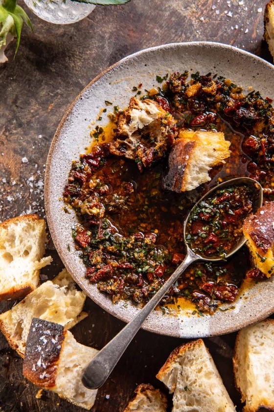 Smoky Tomato Dipping Oil | Recipe Cloud App