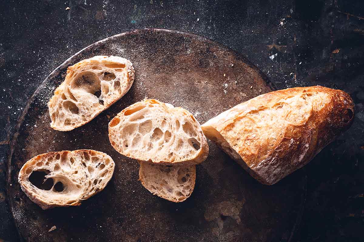 Jim Lahey's No-Knead Small Baguette | Recipe Cloud App