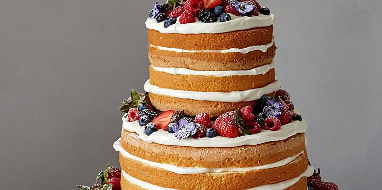 Naked Berry Chiffon Cake | Recipe Cloud App