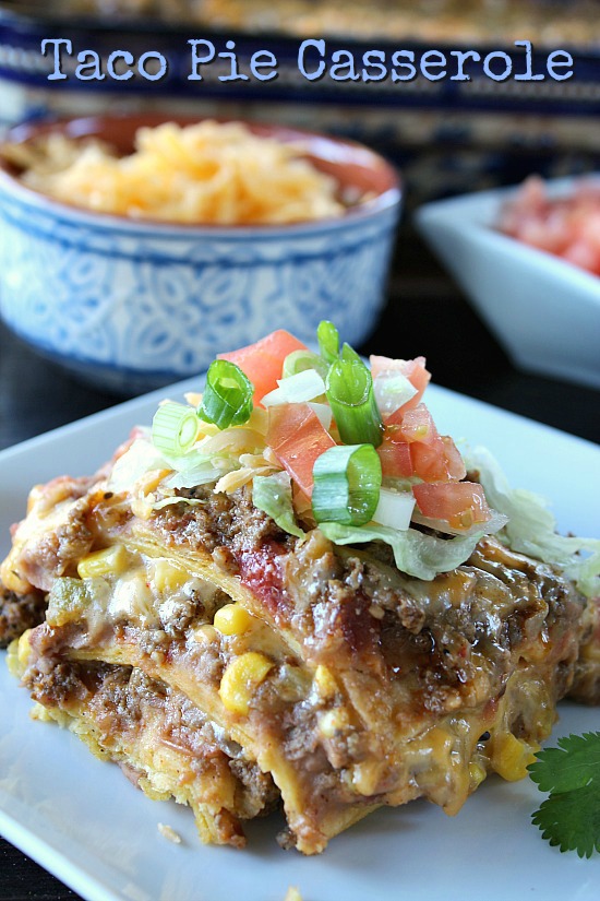 Taco Pie Casserole | Recipe Cloud App