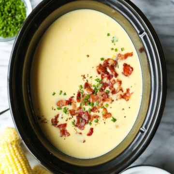 Slow Cooker Corn Chowder | Recipe Cloud App