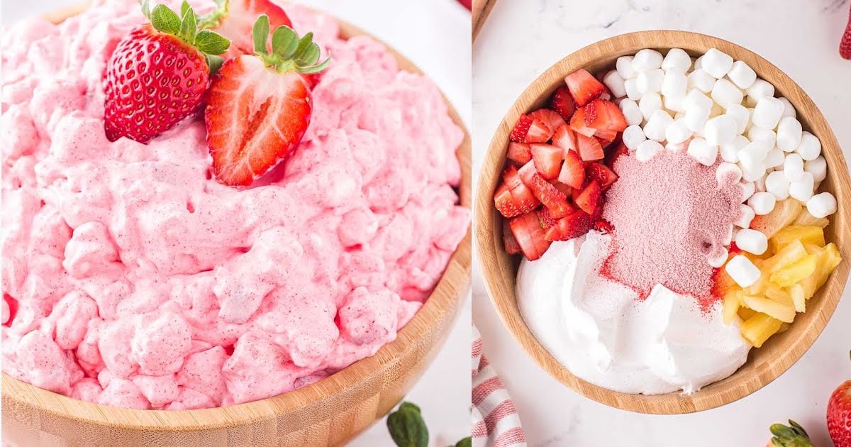 Strawberry Fluff Salad | Recipe Cloud App