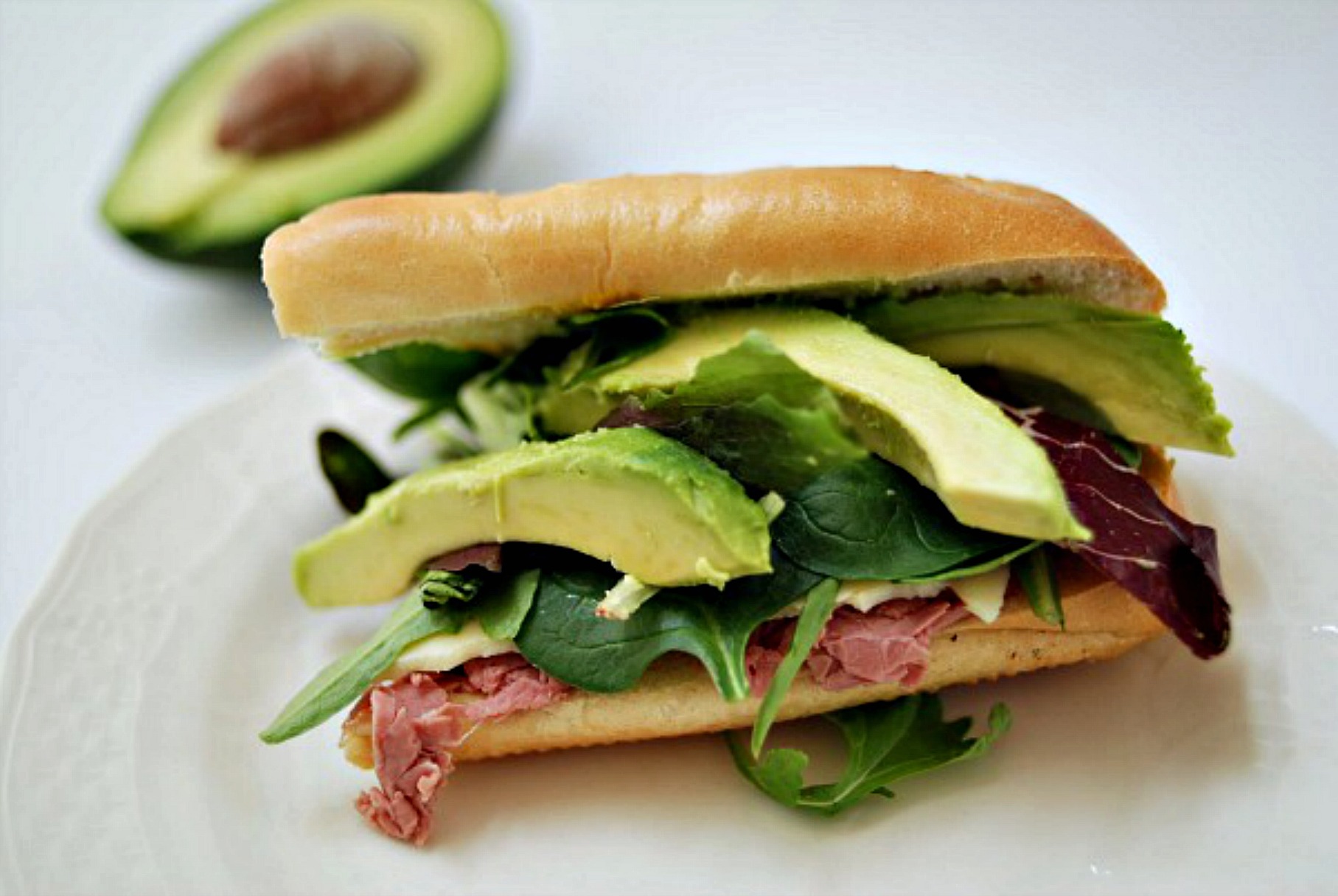Roast Beef & Avocado Sandwich | Recipe Cloud App