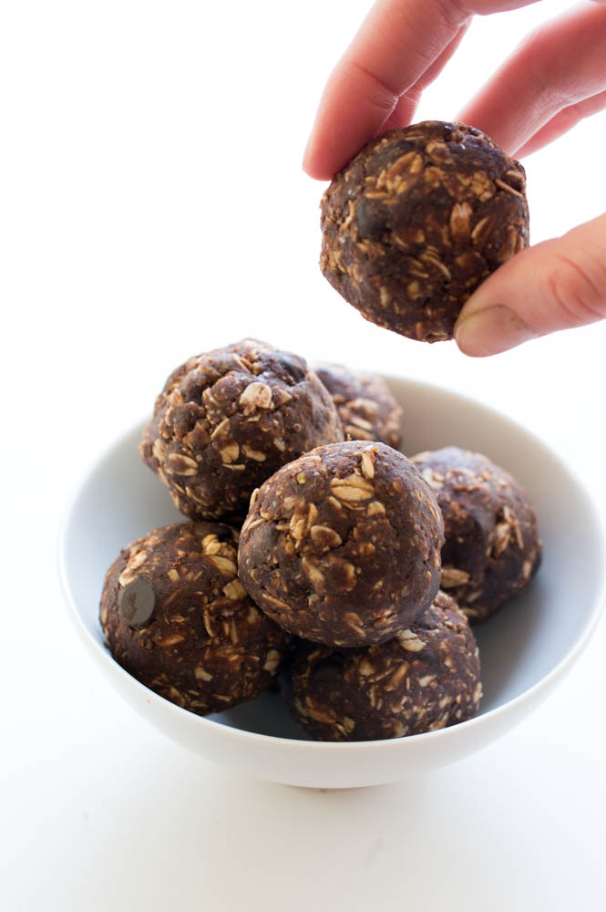 Chocolate Peanut Butter Energy Bites | Recipe Cloud App