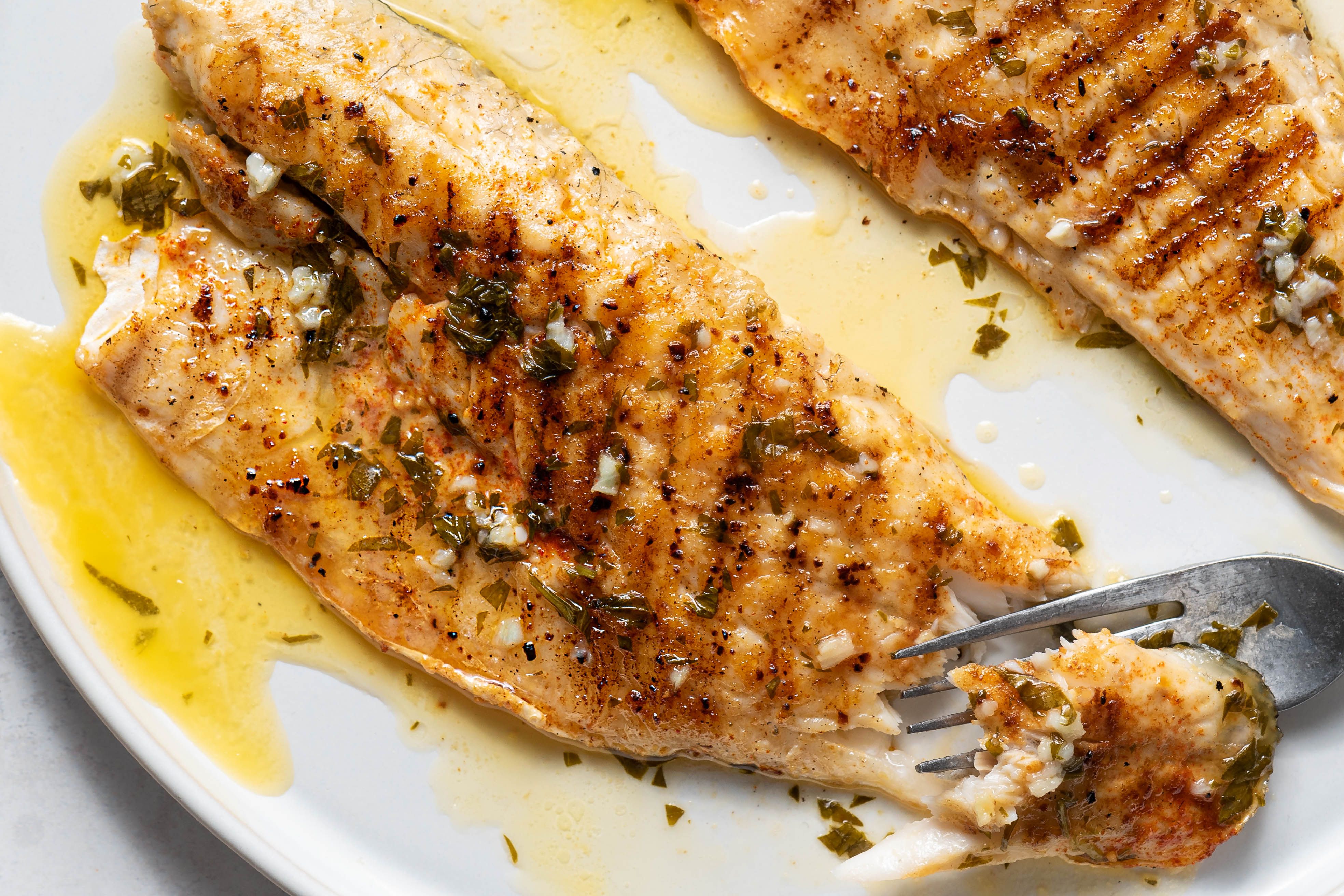 Simple Grilled Sea Bass With Garlic Butter Your Whole Family Will Love | Recipe Cloud App
