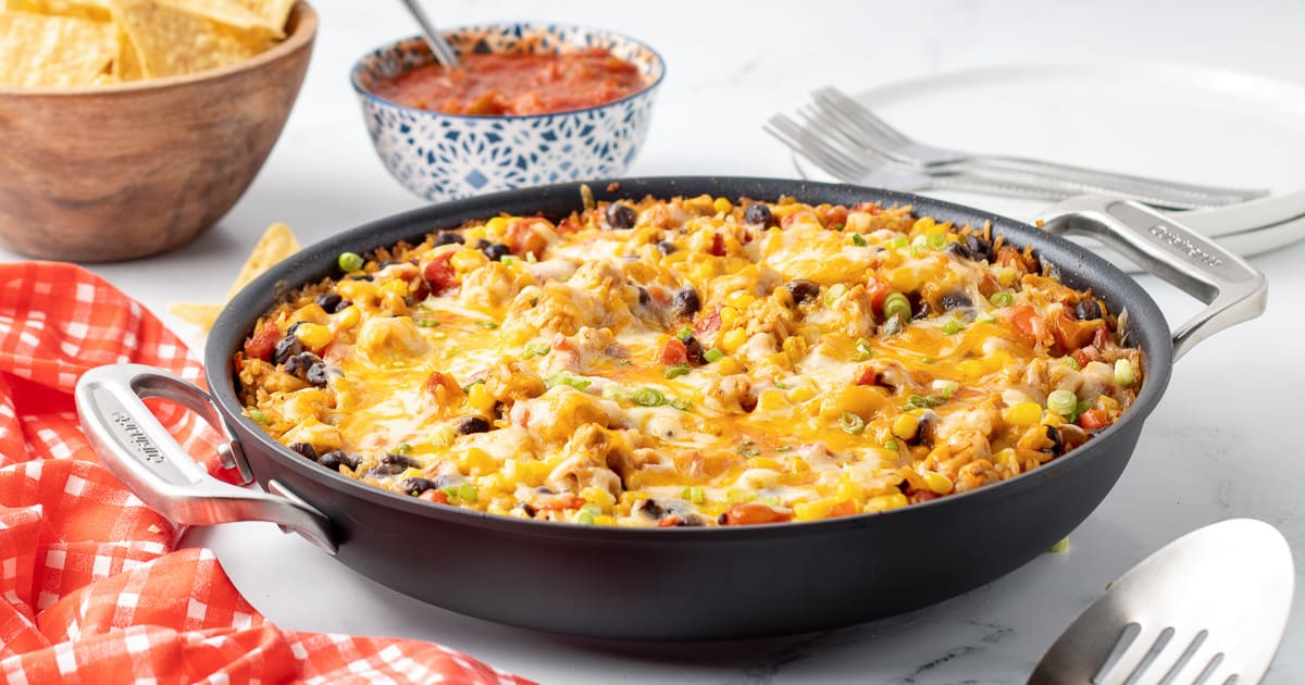 Chicken Breast: Tex-Mex Chicken And Rice Skillet | Recipe Cloud App