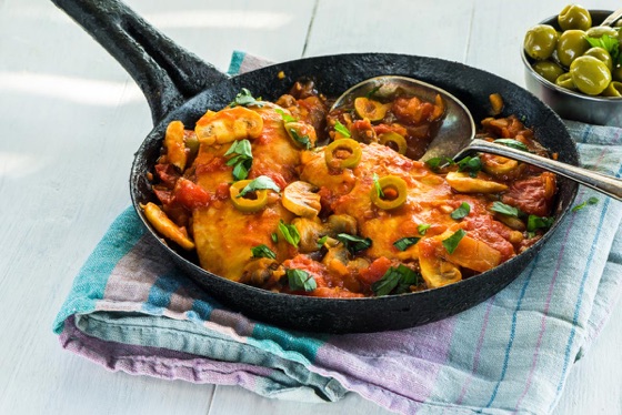 Chicken Scallopini With Olives | Recipe Cloud App