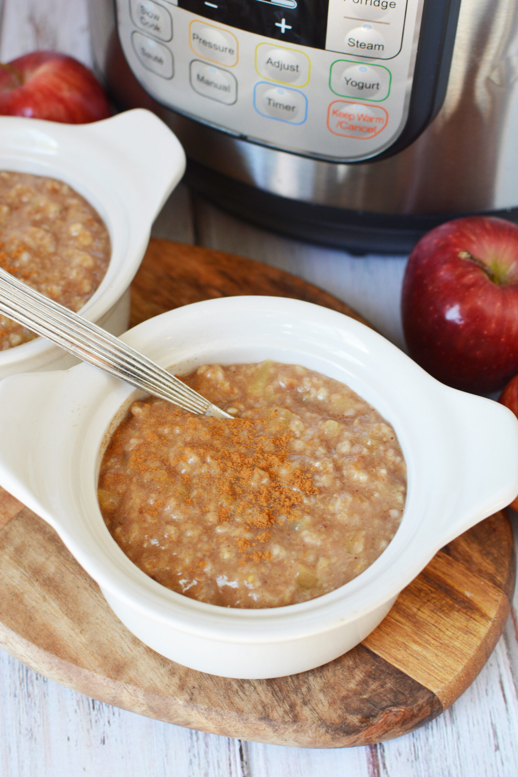 Cinnamon Apple Instant Pot Oatmeal | Recipe Cloud App