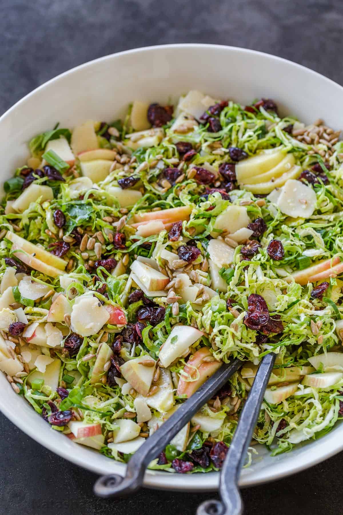Shaved Brussels Sprout Salad - Natashaskitchen.Com | Recipe Cloud App