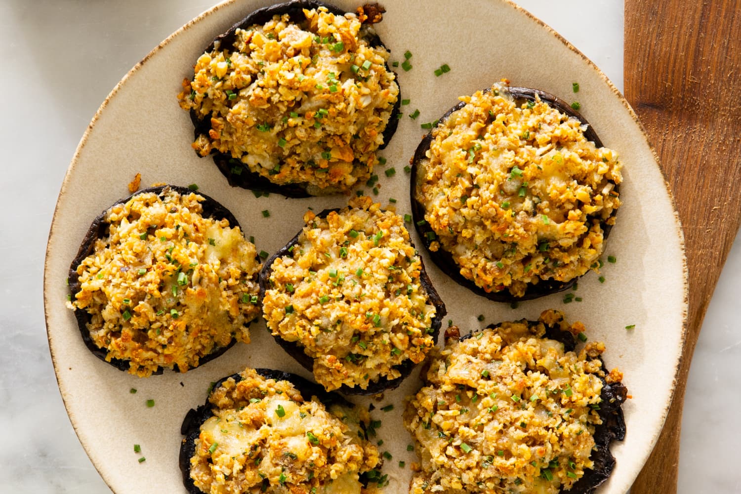 Walnut-Stuffed Portobello Mushrooms | Recipe Cloud App