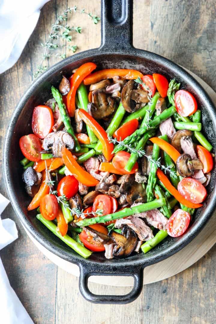 Steak & Asparagus Stir Fry Recipe | Recipe Cloud App