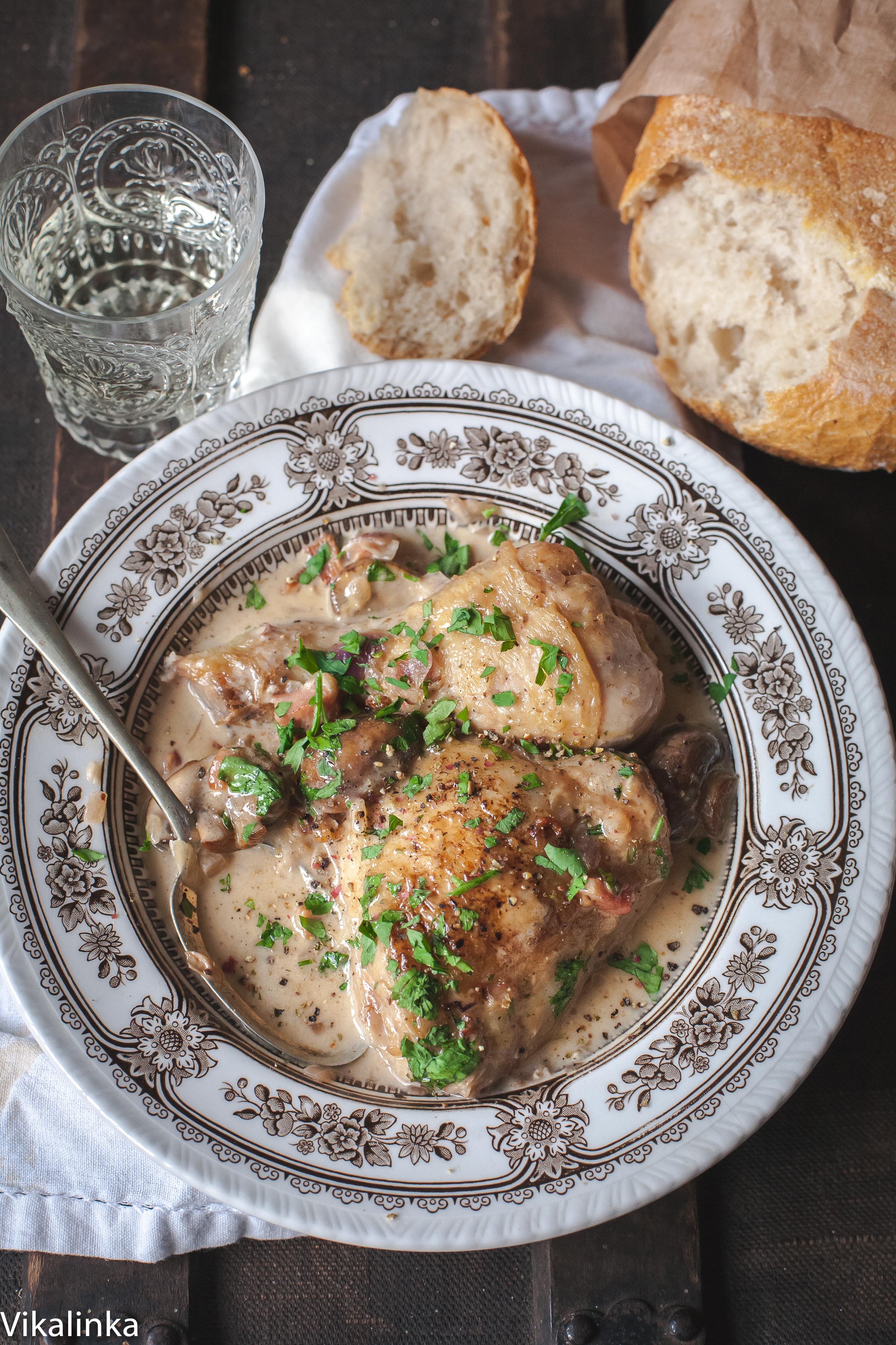 Coq au Chardonnay | Recipe Cloud App