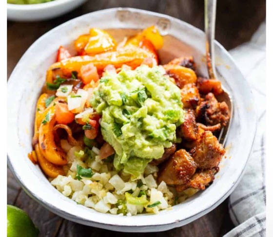 Chicken Burrito Bowls | Recipe Cloud App