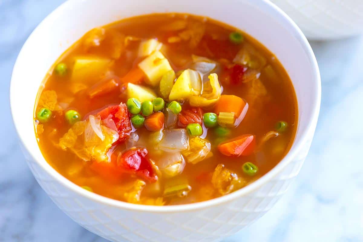 Easy Homemade Vegetable Soup | Recipe Cloud App