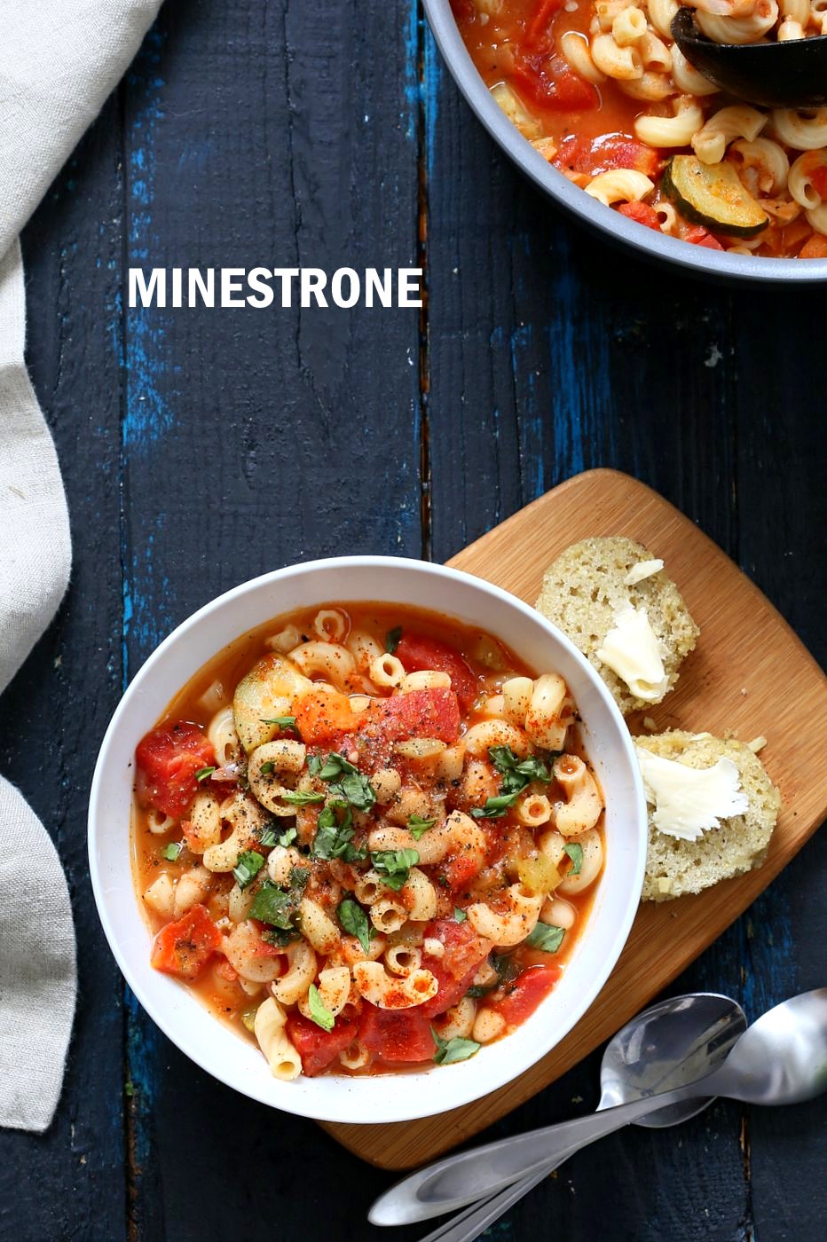 Vegan Minestrone - Veggies Pasta & White Bean Soup | Recipe Cloud App
