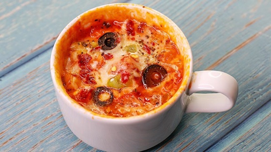 Pizza Mug Muffin | Recipe Cloud App