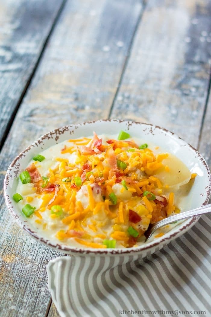 Slow Cooker Turkey Corn Chowder | Recipe Cloud App
